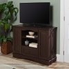 Espresso 42 Inch Traditional Wood TV Stand