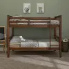 BWTOTMSWT Contemporary Medium Brown Twin-Over-Twin Bunkbed - Walker Edison