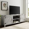 Gray 70 Inch TV Stand - Barn Door