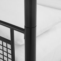BTOTMMBL Black Mesh Metal Twin-Over-Twin Bunk Bed - Dahlia-3