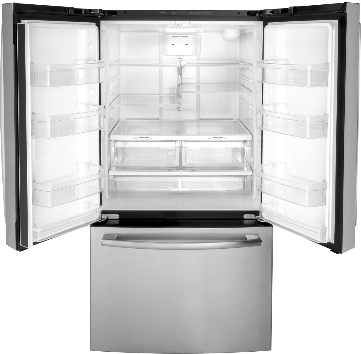GNE27JYMFS GE 27 cu ft French Door Refrigerator - 36 W Fingerprint Resistant Stainless Steel-3
