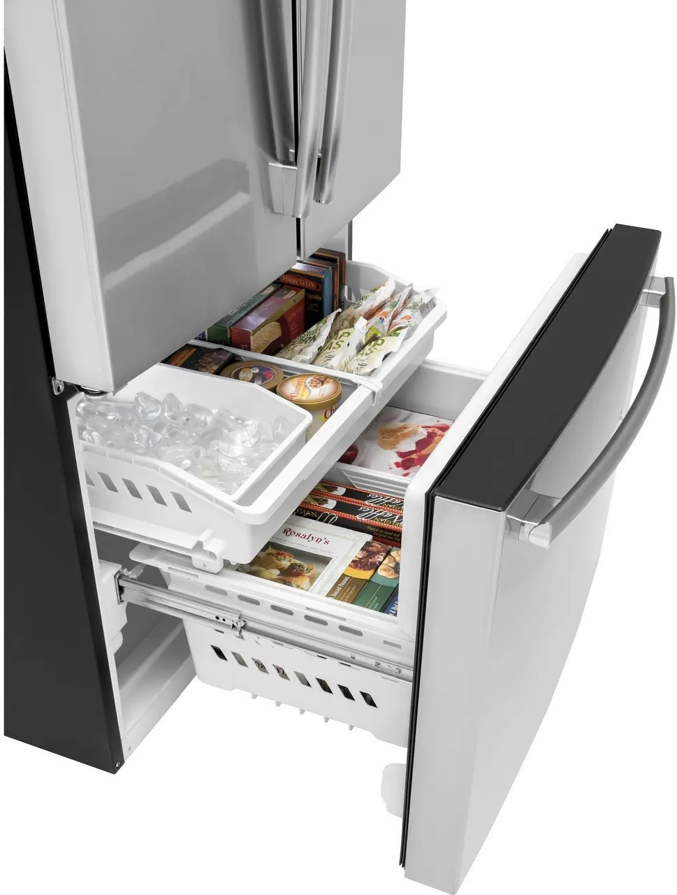 GNE27JYMFS GE 27 cu ft French Door Refrigerator - Stainless Steel-4