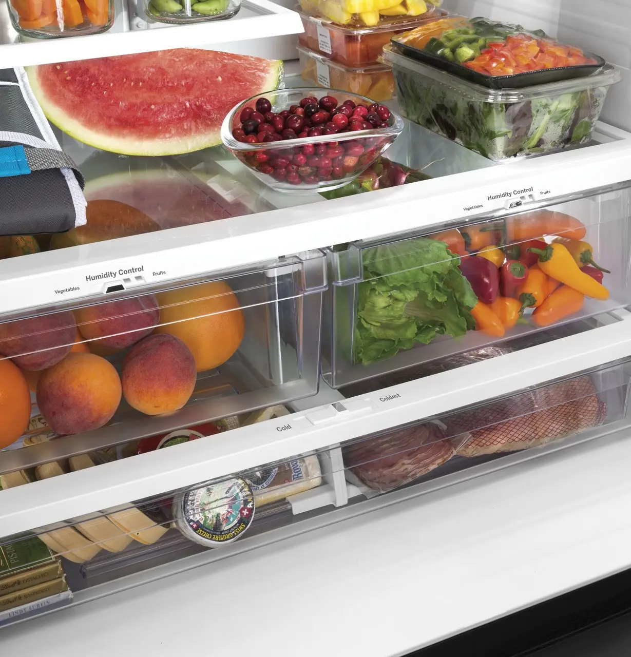 GNE27JYMFS GE 27 cu ft French Door Refrigerator - Stainless Steel-6