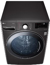 WM3998HBA LG Smart All-In-One Washer/Dryer with TurboWash Technology - 4.5 cu.ft. Black Steel-3