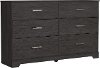 Modern Charcoal Gray Dresser - Marley