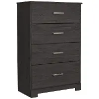 Marley Modern Charcoal Gray Chest of Drawers