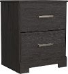 Modern Charcoal Gray Nightstand - Marley
