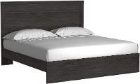 Marley Modern Charcoal Gray Full Platform Bed