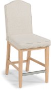 Whitewash Upholstered Counter Height Stool - Cambridge
