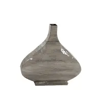 13 Inch Brown Metal Vienna Vase