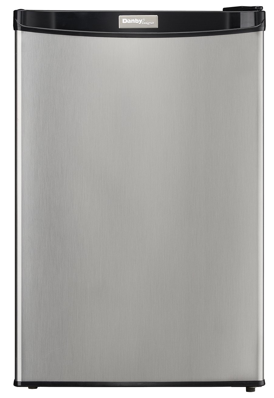 DCR044B1SLM Danby Diplomat Compact Refrigerator - 4.4 cu. ft., Stainless Steel-1