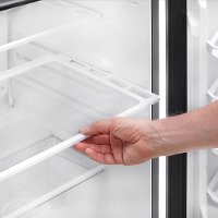 DCR044B1SLM Danby Diplomat Compact Refrigerator - 4.4 cu. ft., Stainless Steel-2