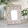 White Wash Wood Design 4x6 Picture Frame