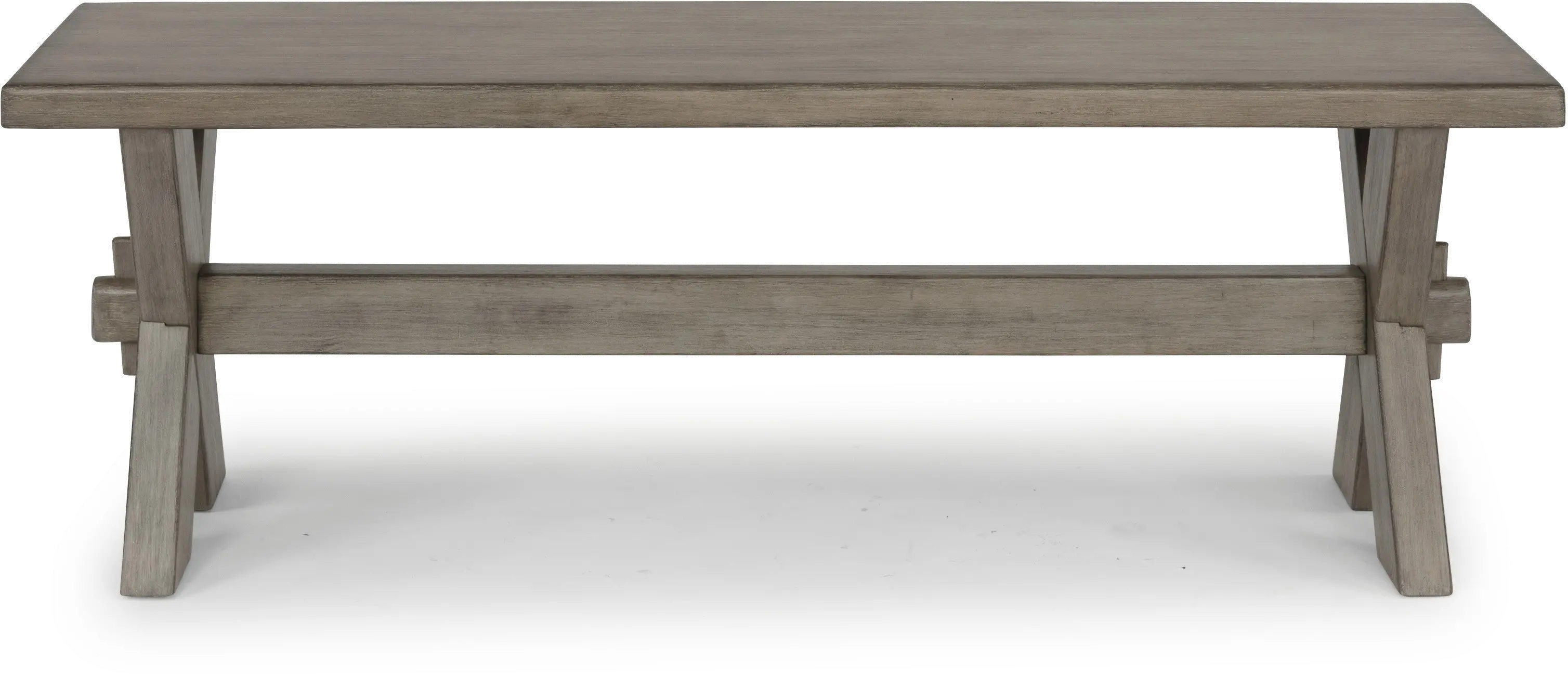 Rustic Lodge Gray Dining Room Bench - Mountain Lodge-4
