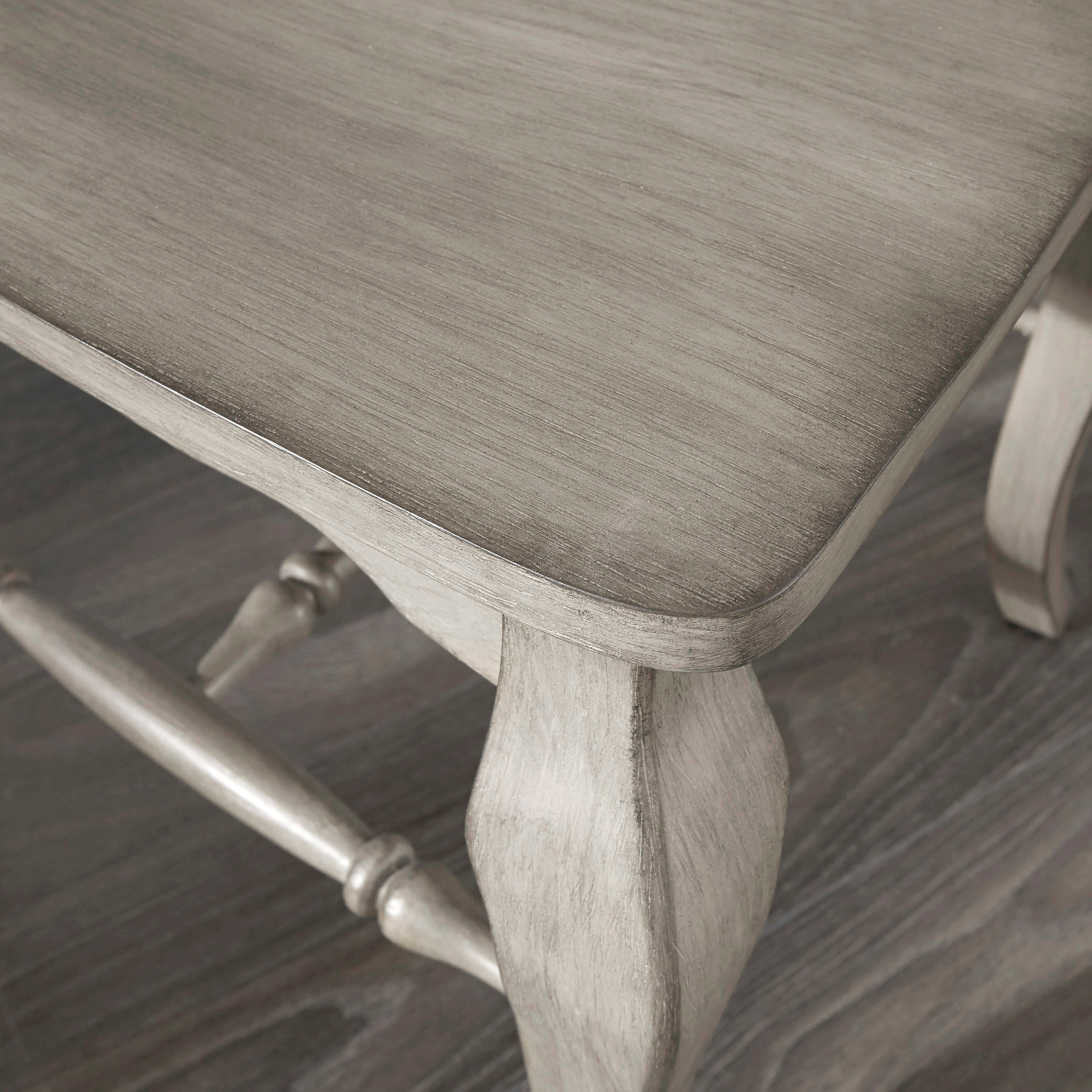 Rustic Gray Ladder Back Dining Room Chair (Set of 2) - Mountain Lodge-4
