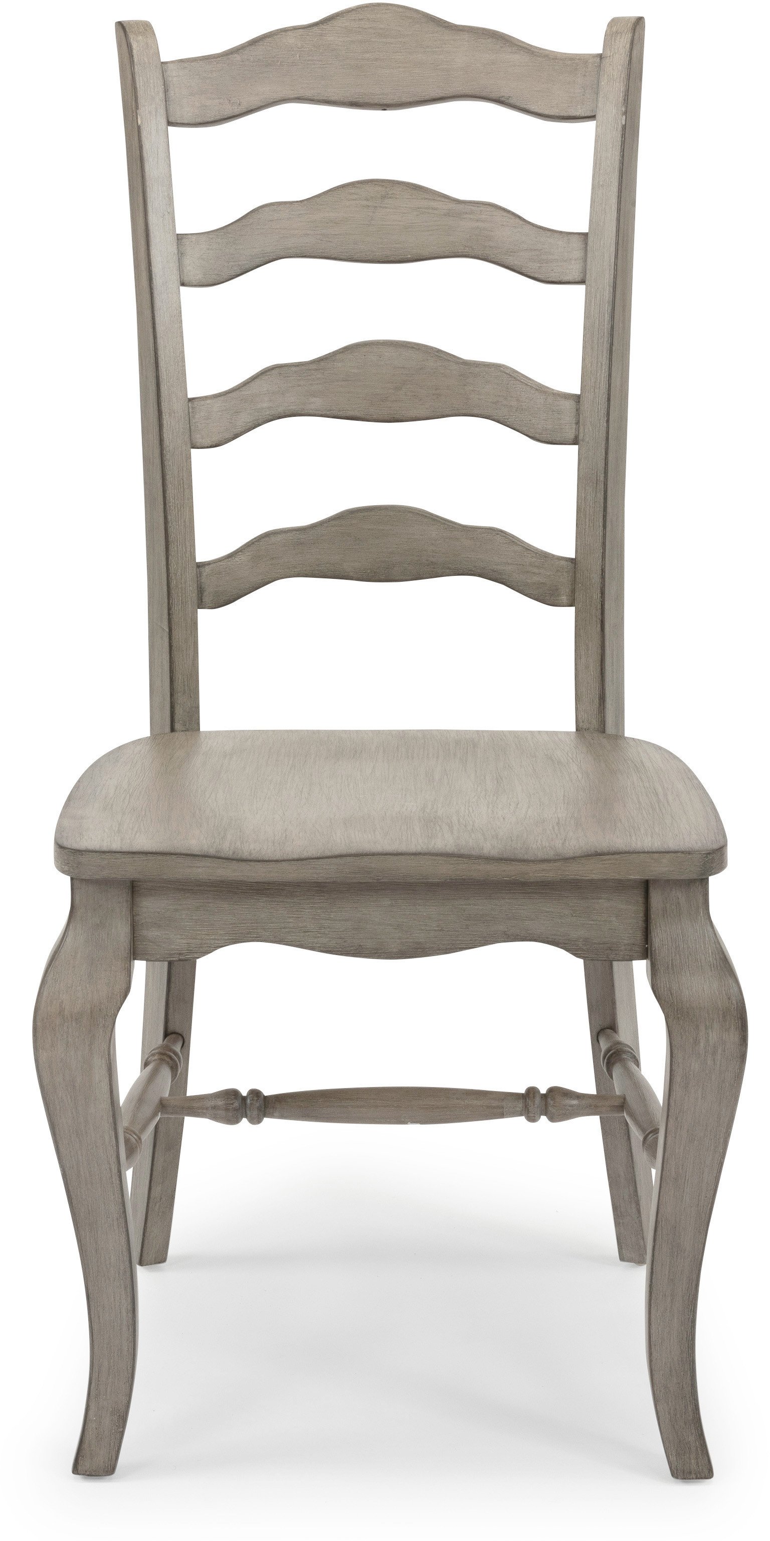 Rustic Gray Ladder Back Dining Room Chair (Set of 2) - Mountain Lodge-5