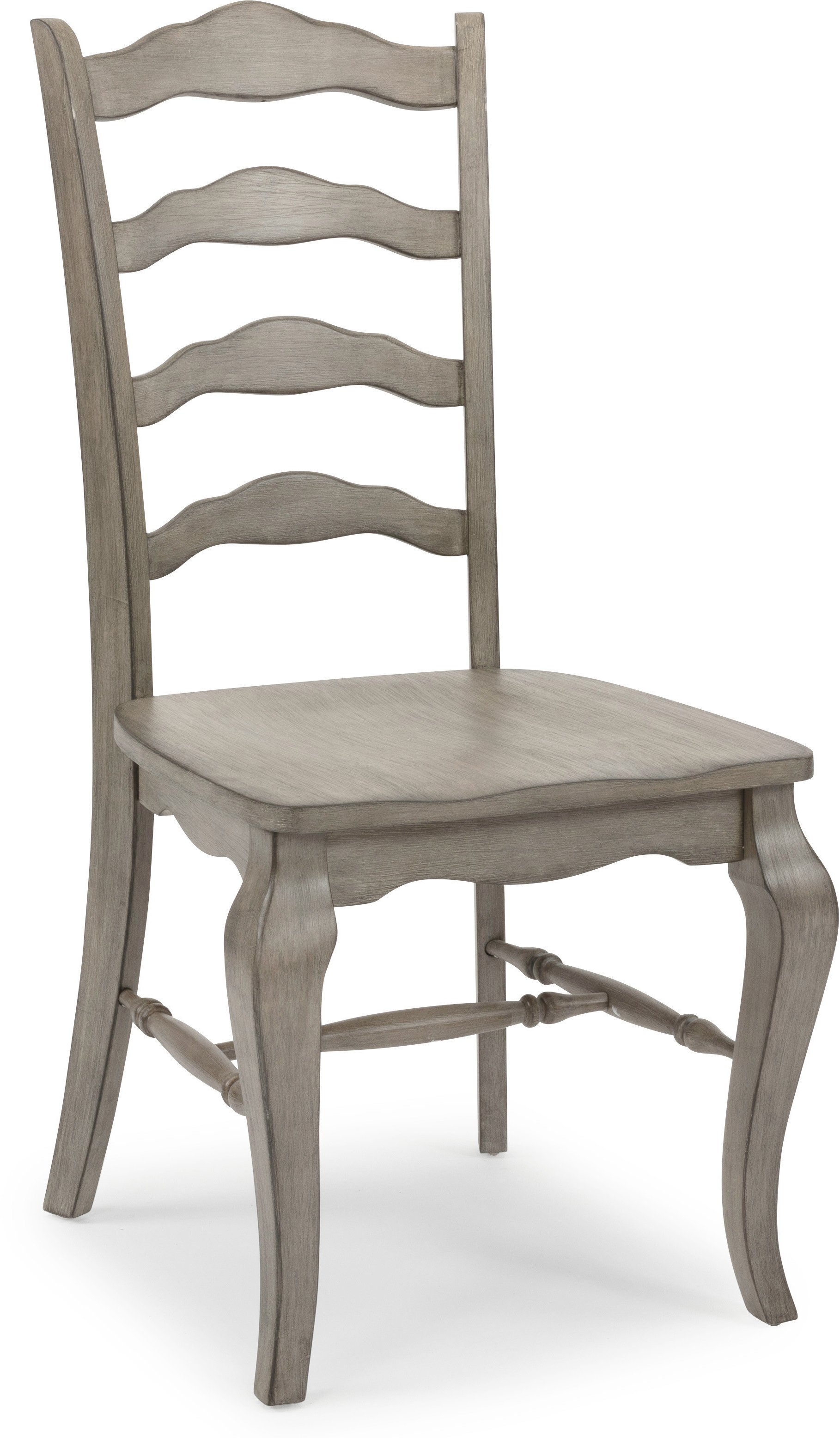 Rustic Gray Ladder Back Dining Room Chair (Set of 2) - Mountain Lodge-6