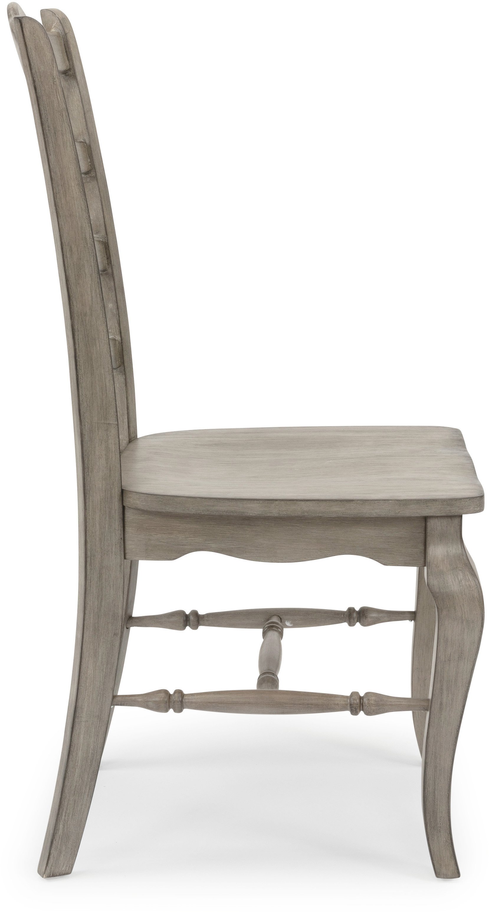 Rustic Gray Ladder Back Dining Room Chair (Set of 2) - Mountain Lodge-7