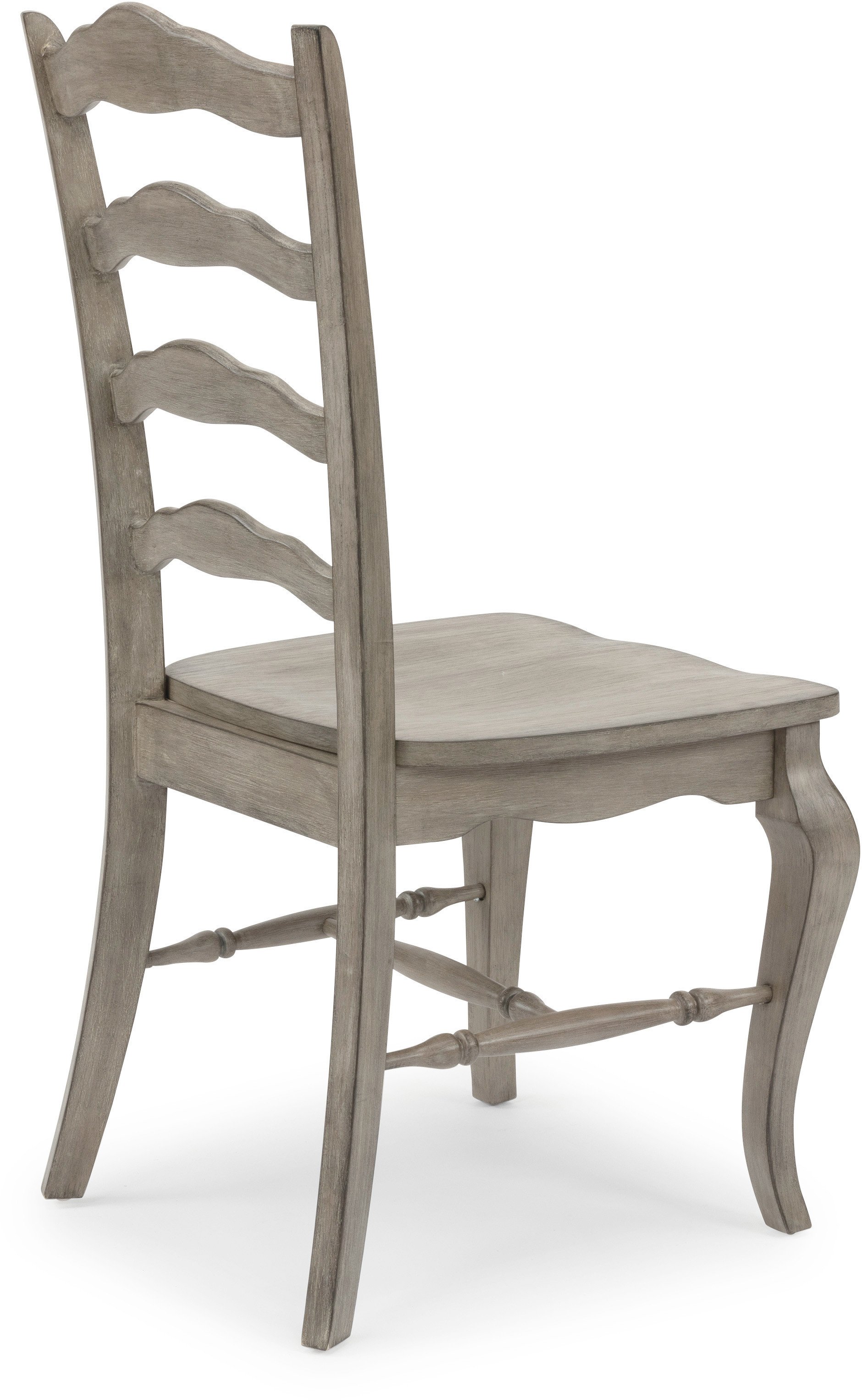 Rustic Gray Ladder Back Dining Room Chair (Set of 2) - Mountain Lodge-8
