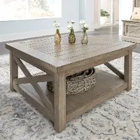 Gray Coffee Table - Mountain Lodge