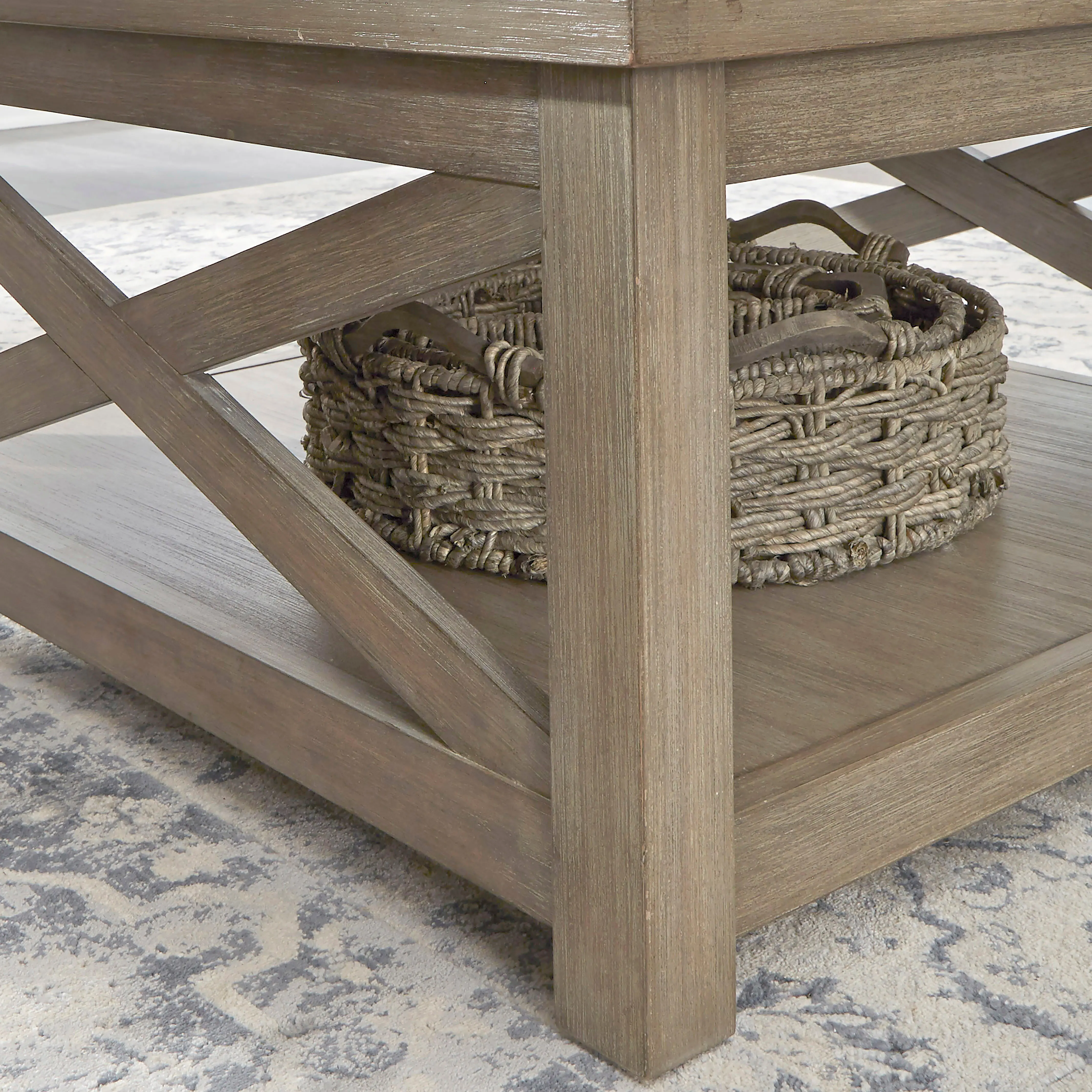 Gray Coffee Table - Mountain Lodge-3