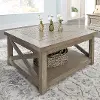 Mountain Lodge Gray Coffee Table
