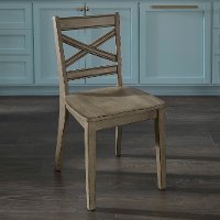 Rustic Gray Dining Room Chair (Set of 2) - Mountain Lodge-1