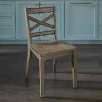 Rustic Gray Dining Room Chair (Set of 2) - Mountain Lodge