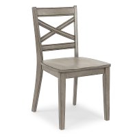 Rustic Gray Dining Room Chair (Set of 2) - Mountain Lodge-5