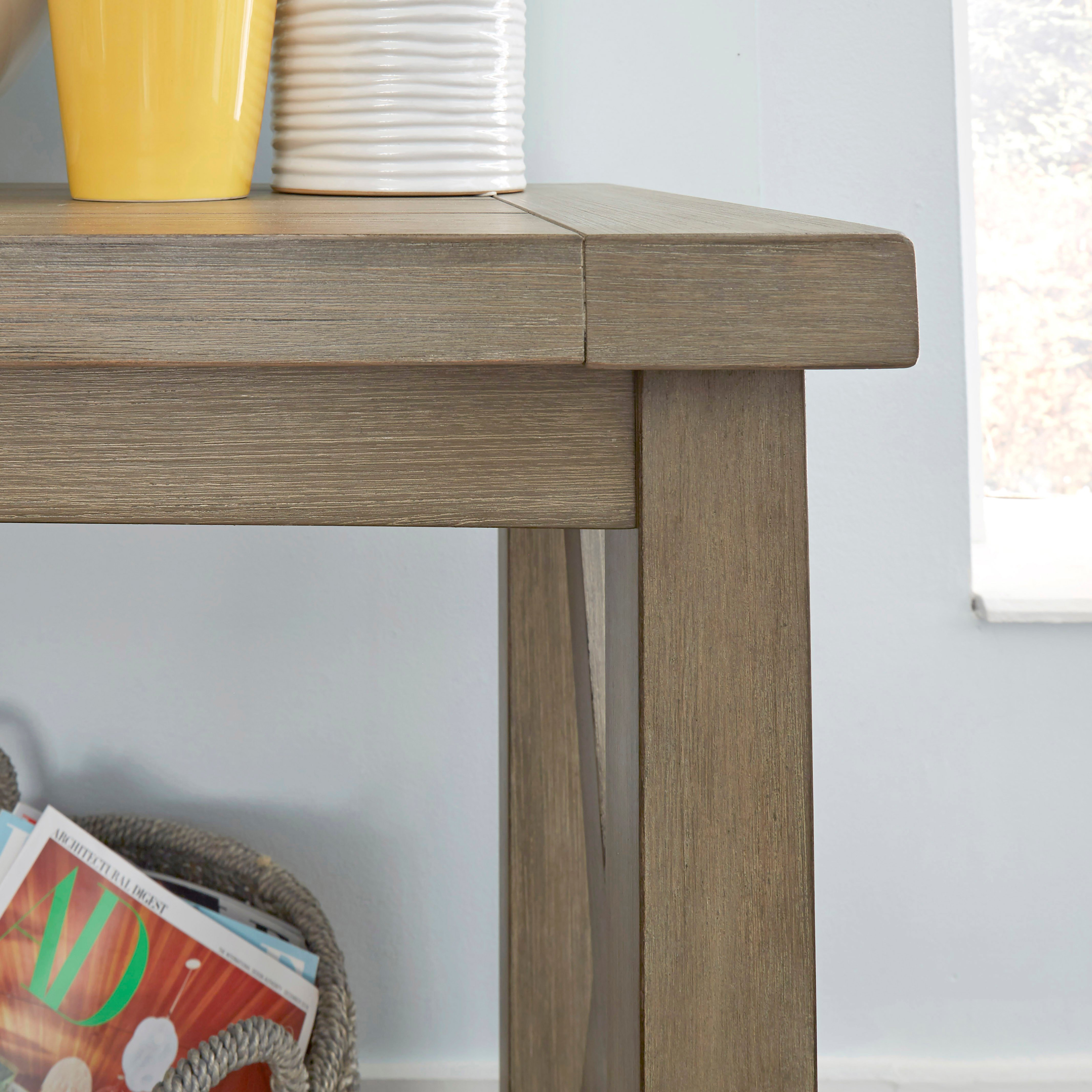 Gray Rustic TV Stand - Mountain Lodge-2
