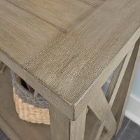 Gray Rustic TV Stand - Mountain Lodge-4