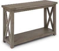 Gray Rustic TV Stand - Mountain Lodge-6