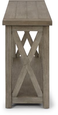 Gray Rustic TV Stand - Mountain Lodge-7