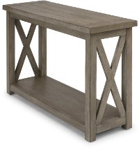 Gray Rustic TV Stand - Mountain Lodge-8