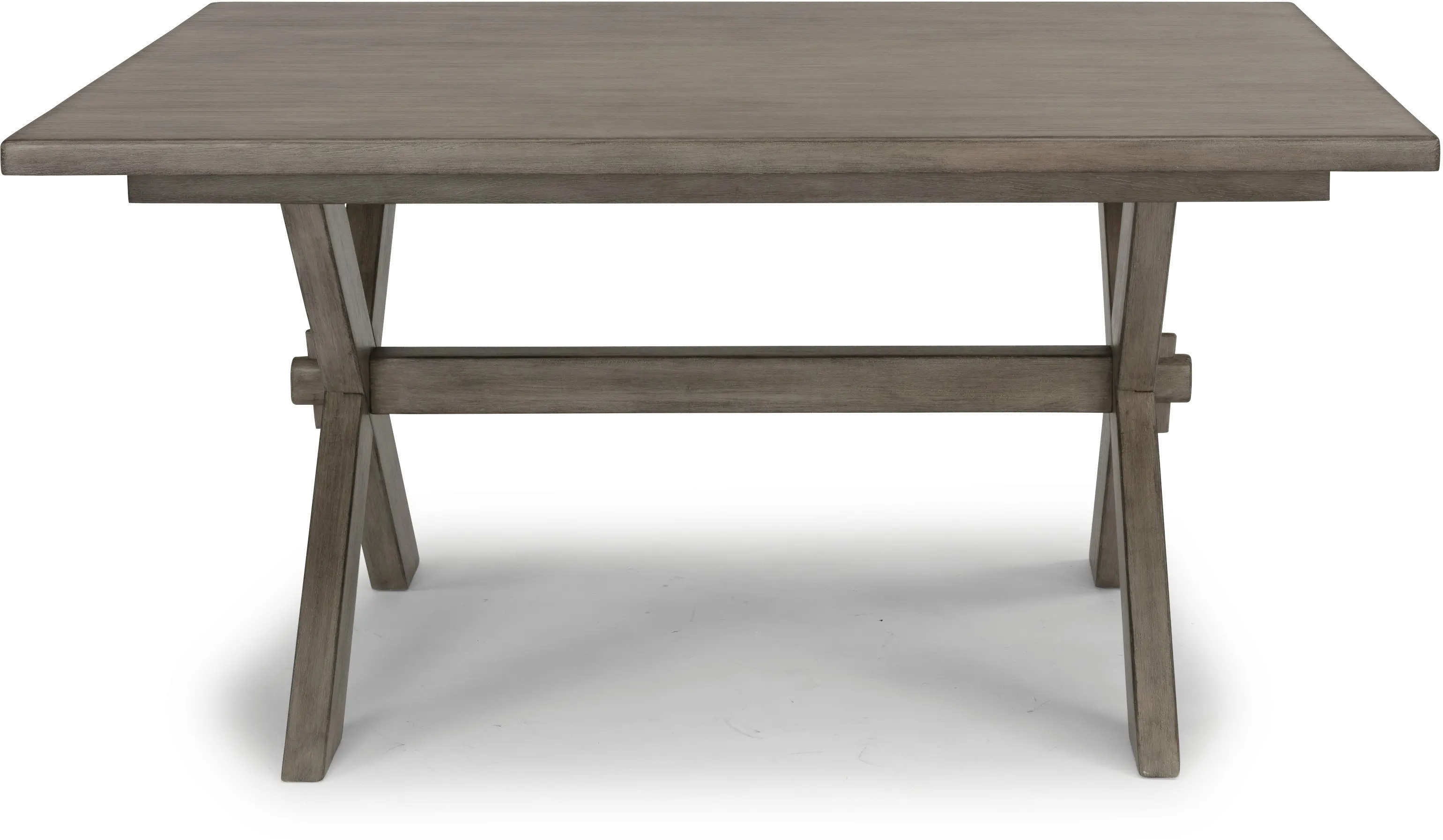 Rustic Gray Dining Room Table - Mountain Lodge-4