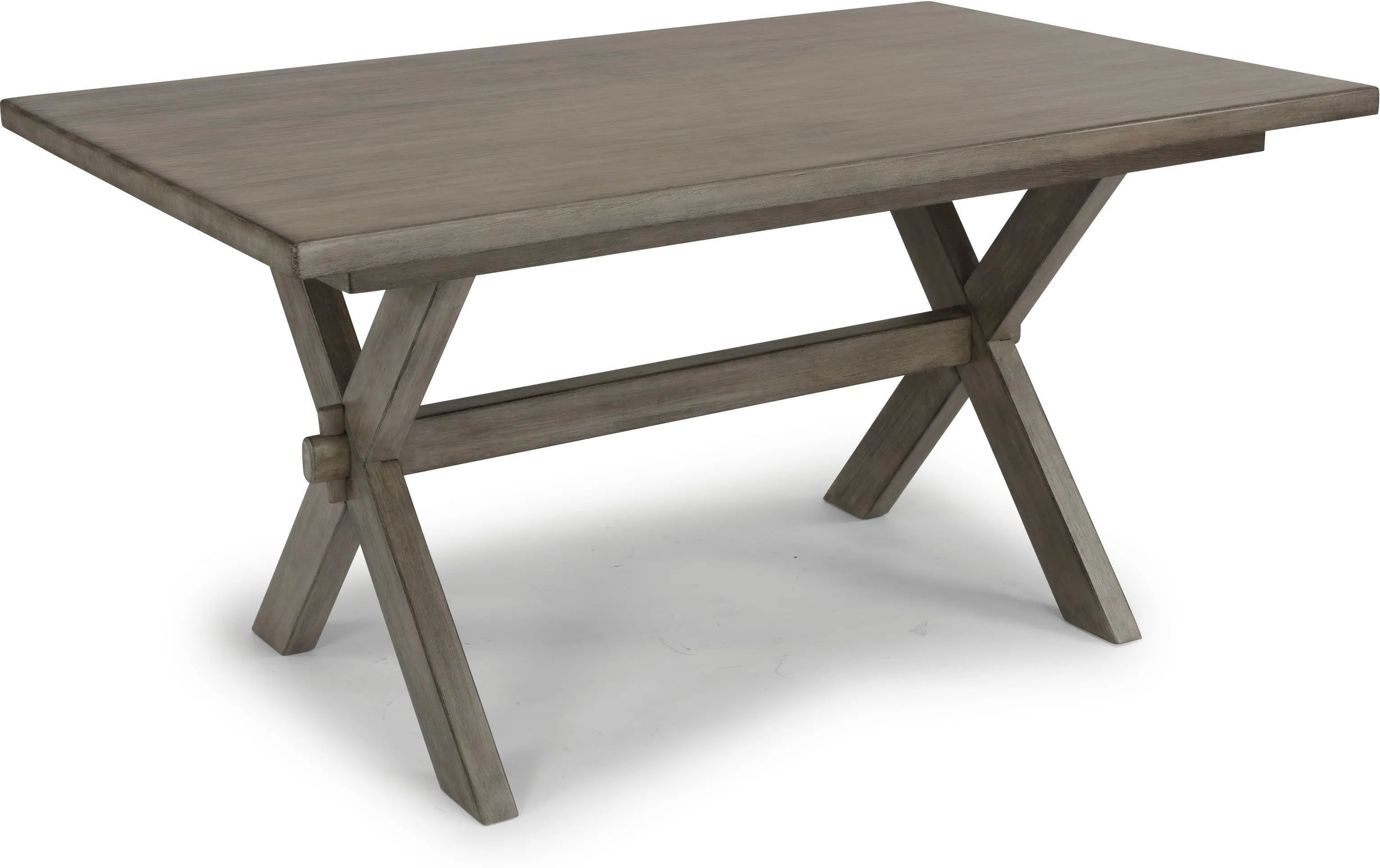 Rustic Gray Dining Room Table - Mountain Lodge-5
