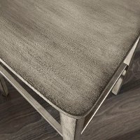 Rustic Gray X Back Bar Stool - Mountain Lodge-3