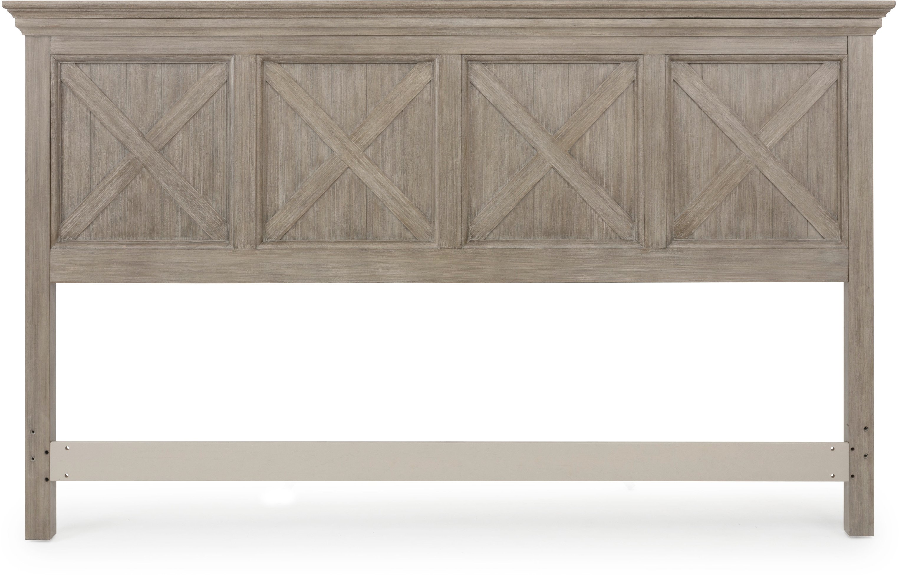 Classic Rustic Gray King Headboard - Mountain Lodge-3