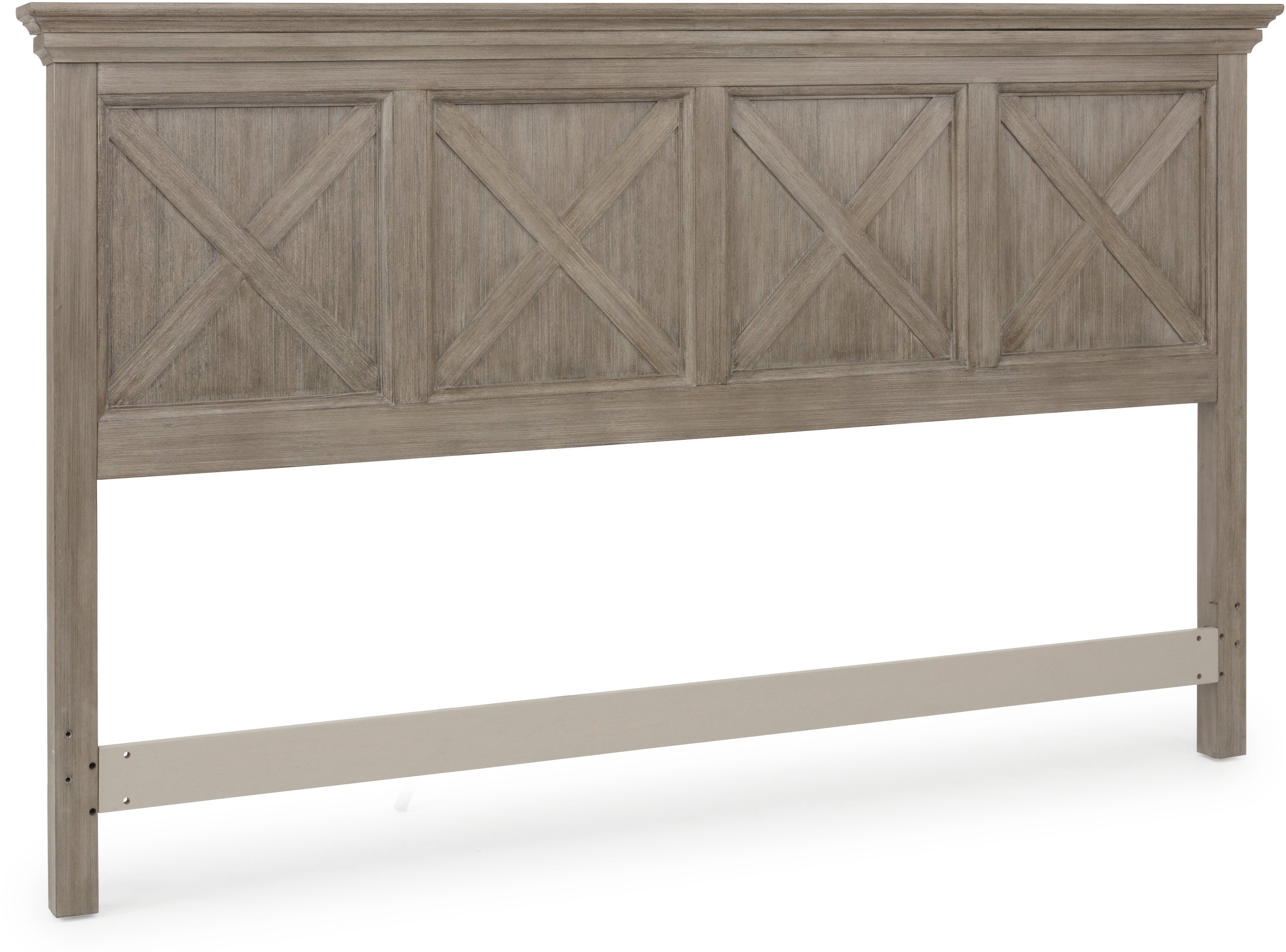 Classic Rustic Gray King Headboard - Mountain Lodge-4