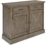 Rustic Gray Dining Room Buffet - Mountain Lodge-7