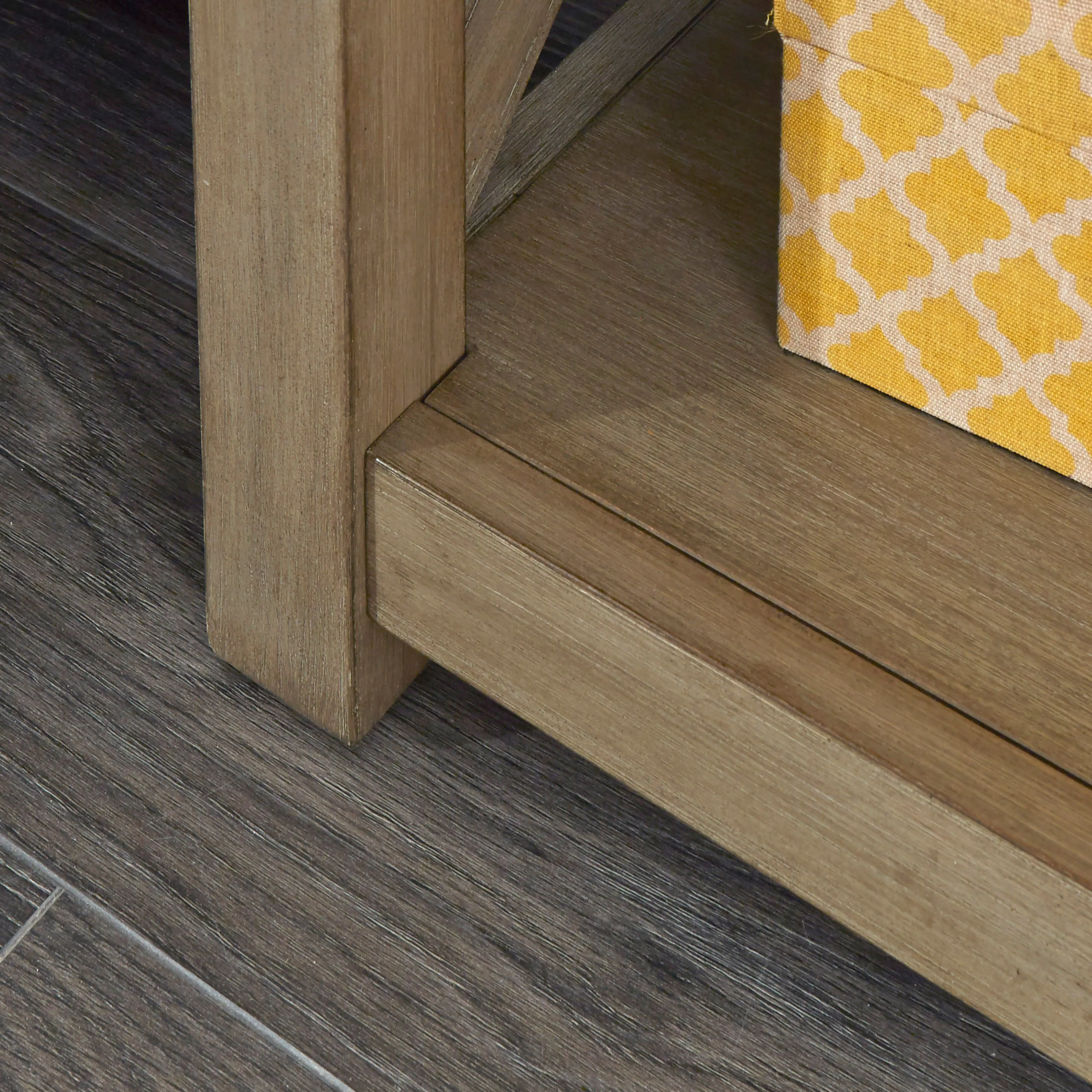 Rustic Gray End Table - Mountain Lodge-4