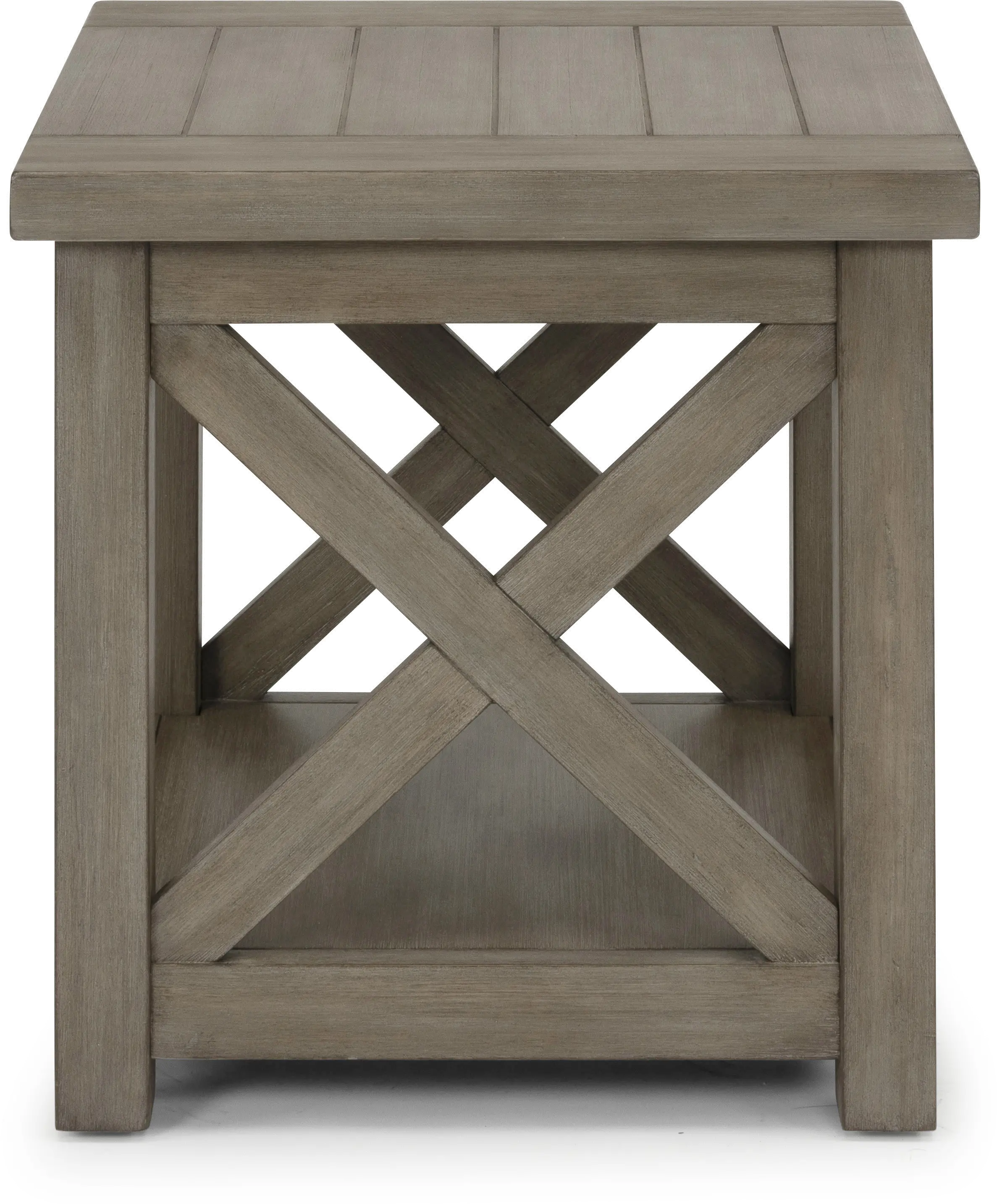 Rustic Gray End Table - Mountain Lodge-5