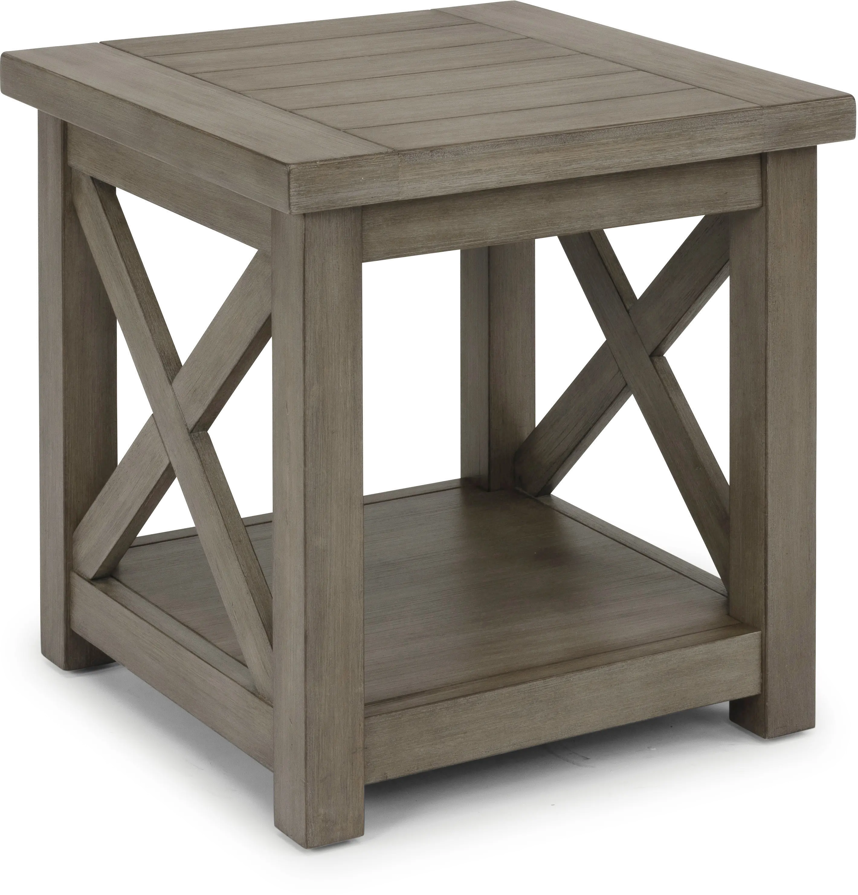 Rustic Gray End Table - Mountain Lodge-6