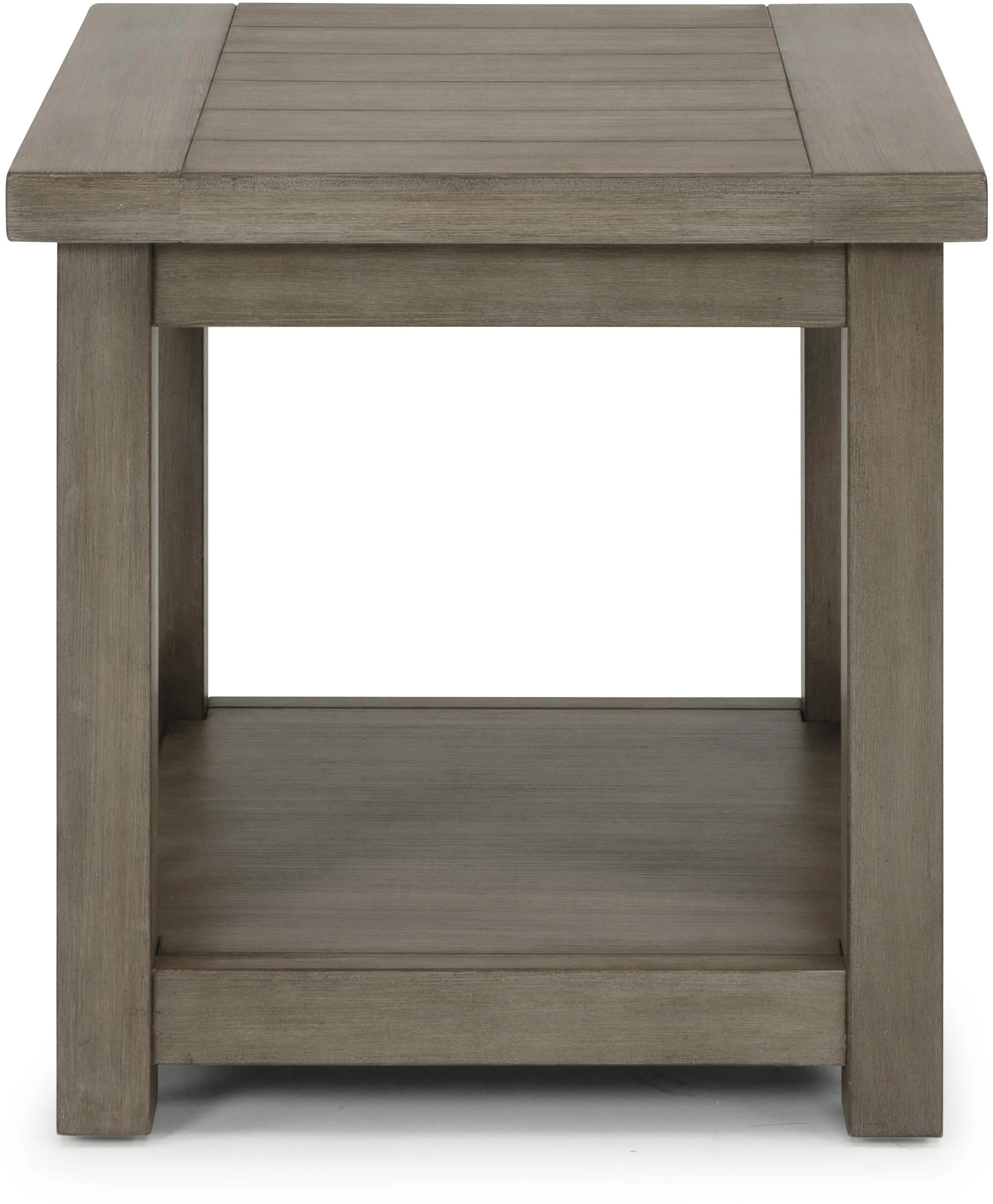 Rustic Gray End Table - Mountain Lodge-7