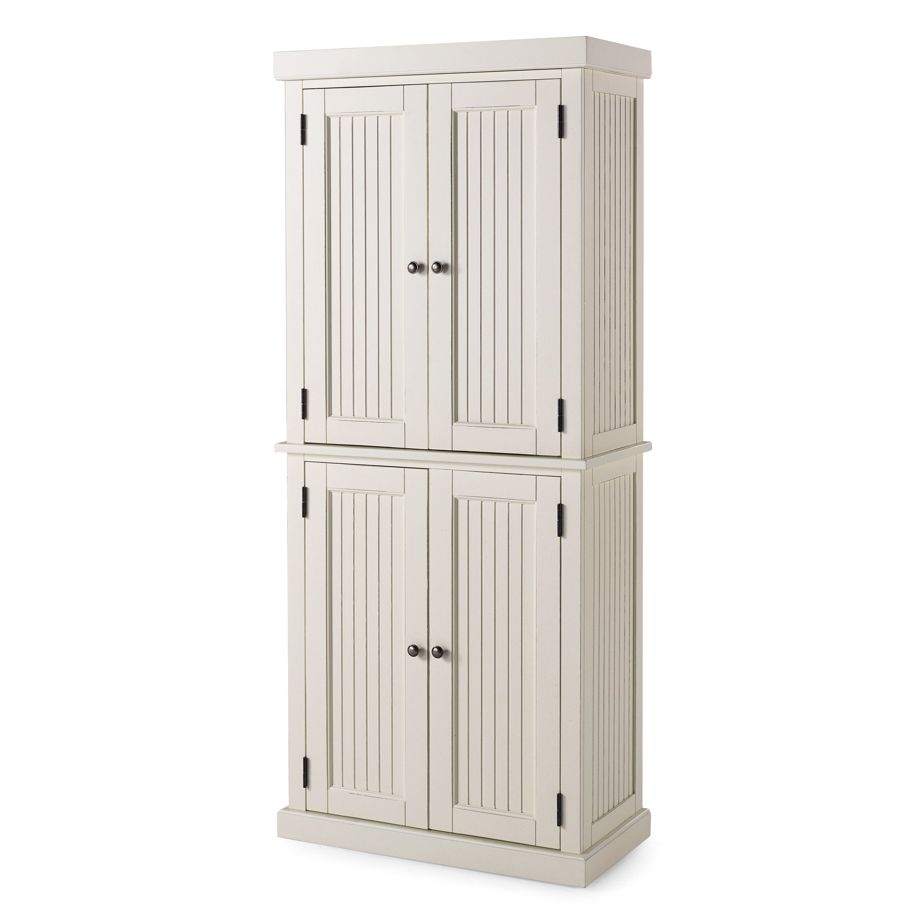 Nantucket White Tall Storage Pantry-7