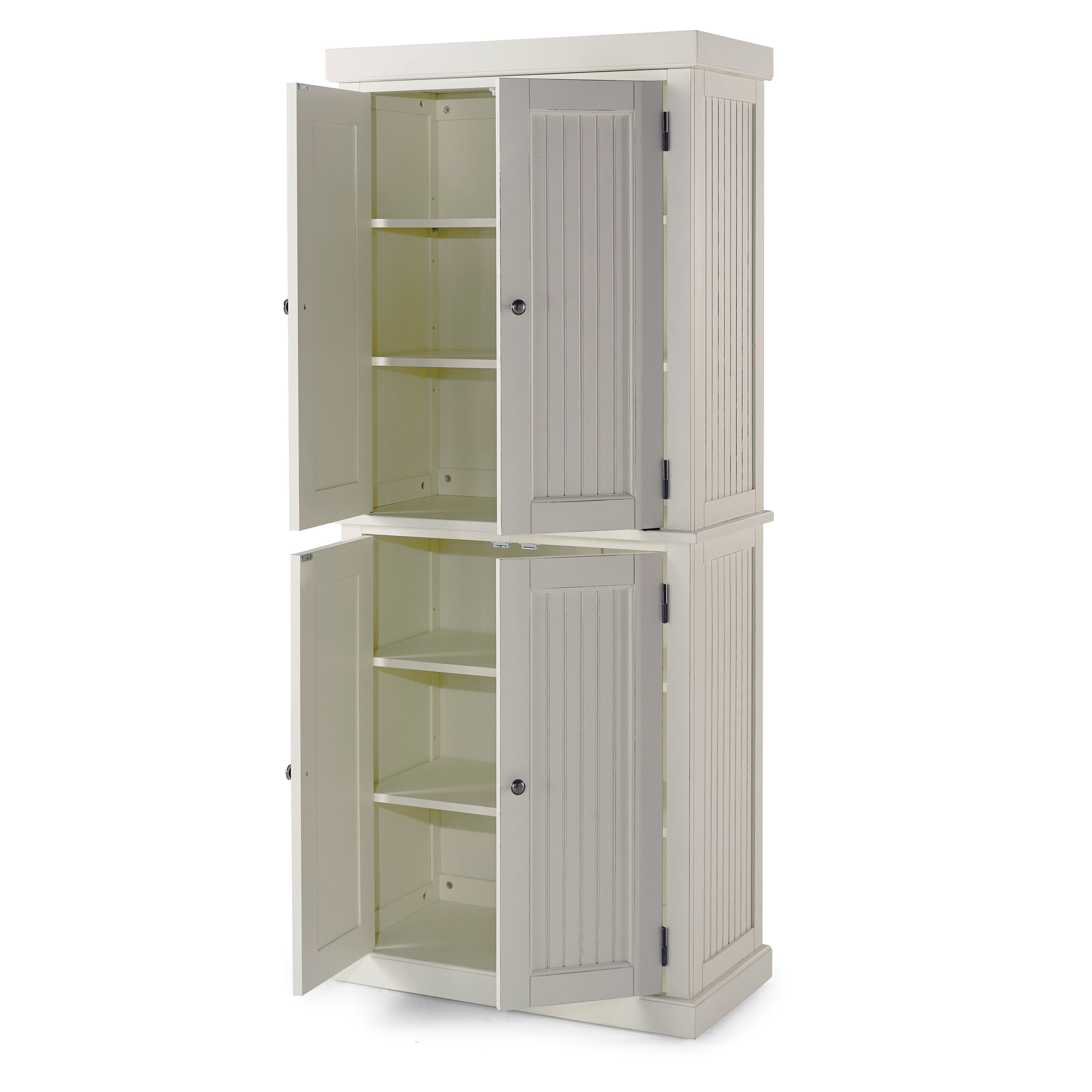 Nantucket White Tall Storage Pantry-8