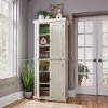 White Tall Storage Pantry -Nantucket