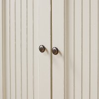 White Tall Storage Pantry -Nantucket-4