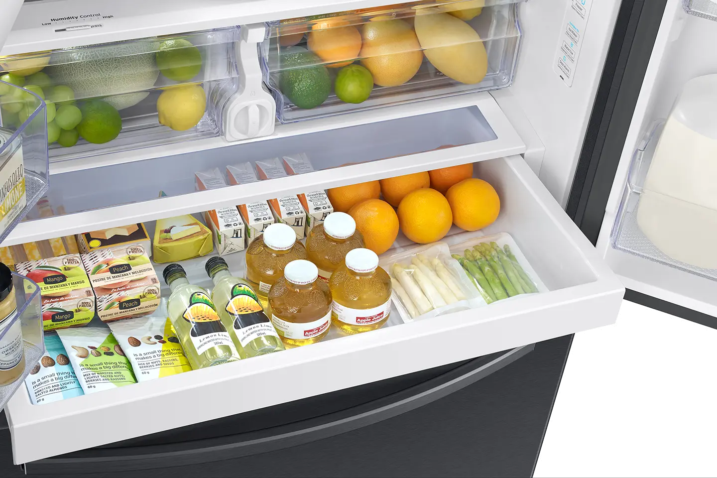 RF27T5201SG Samsung 27 cu ft French Door Refrigerator - Black Stainless Steel-6