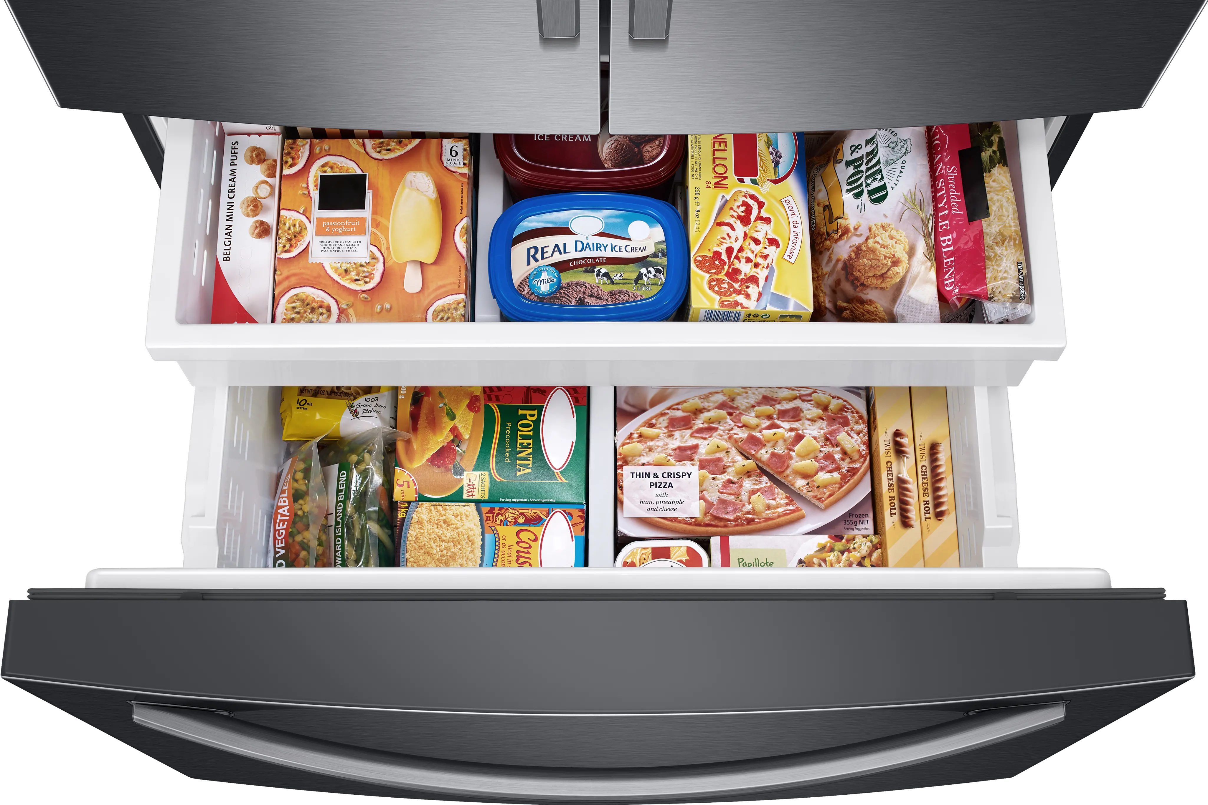 RF27T5201SG Samsung 27 cu ft French Door Refrigerator - Black Stainless Steel-7